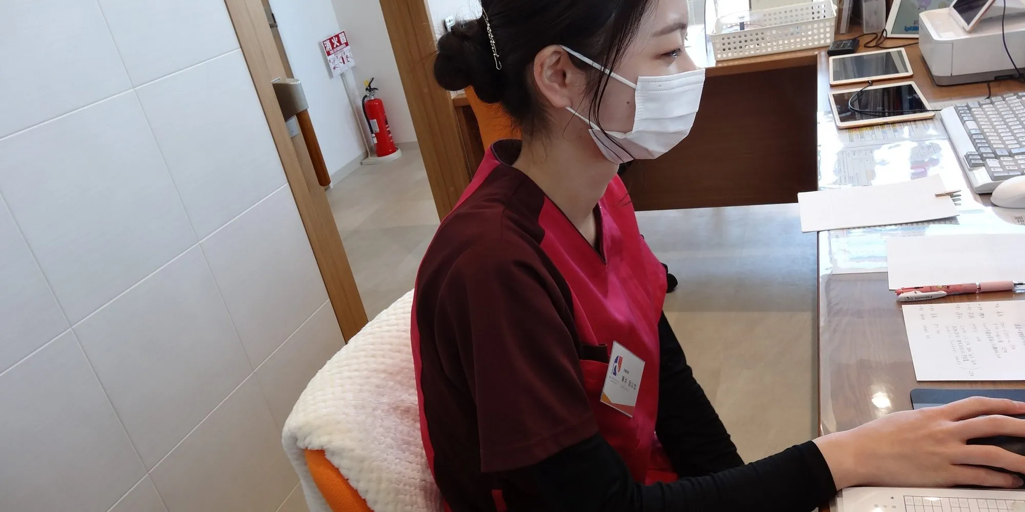 なかうずらクリニック 受付