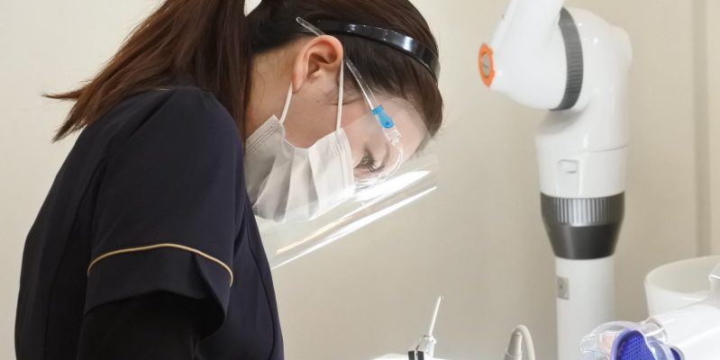 歯科診療のようす